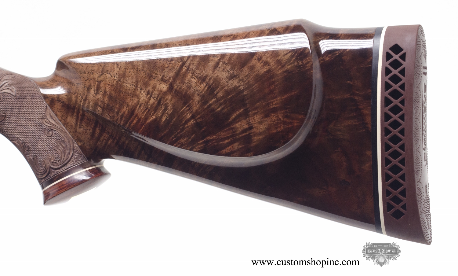 Duplicate Browning Belgium Olympian Grade Gloss Finish Gun Stock For 3