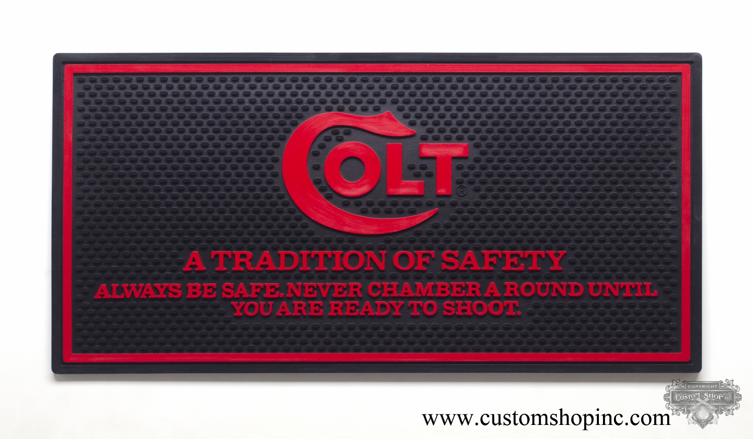 COLT PYTHON COUNTER GUN MAT. BLACK-RED RARE - Custom Shop