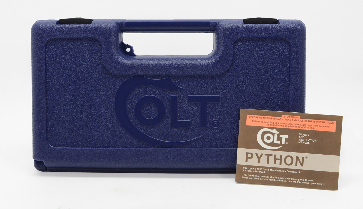 Colt Python Box, OEM Case, 1990 Manual, And More! - Custom Shop