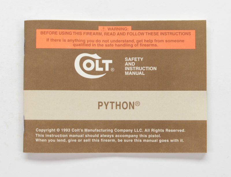 Colt Python Case