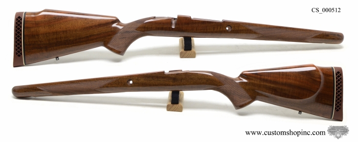 Browning Rifle Stock with checkered pattern