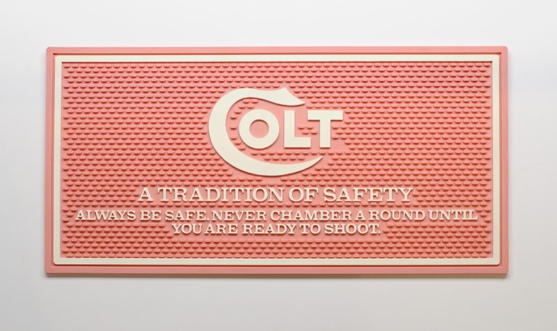 COLT PYTHON COUNTER GUN MAT. PINK-WHITE. VERY RARE - Custom Shop