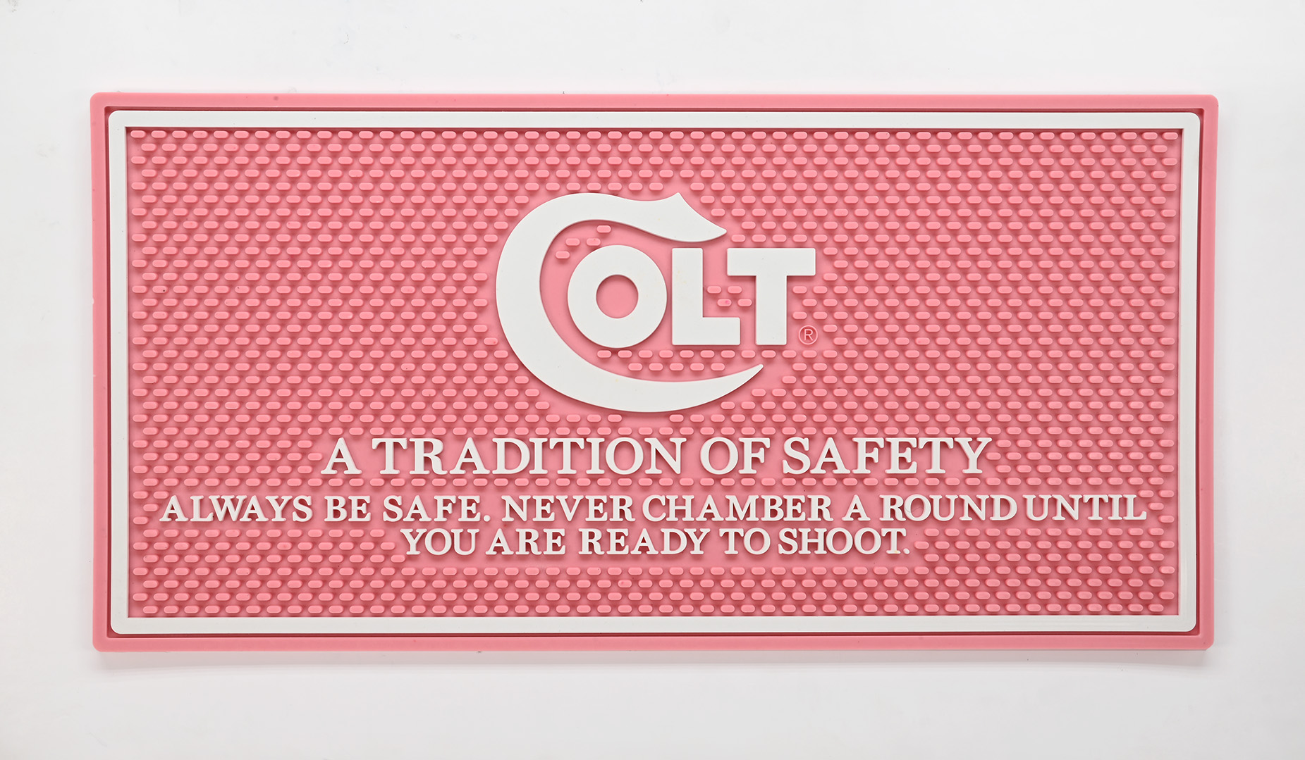 Colt Python Pink And White Counter Mat