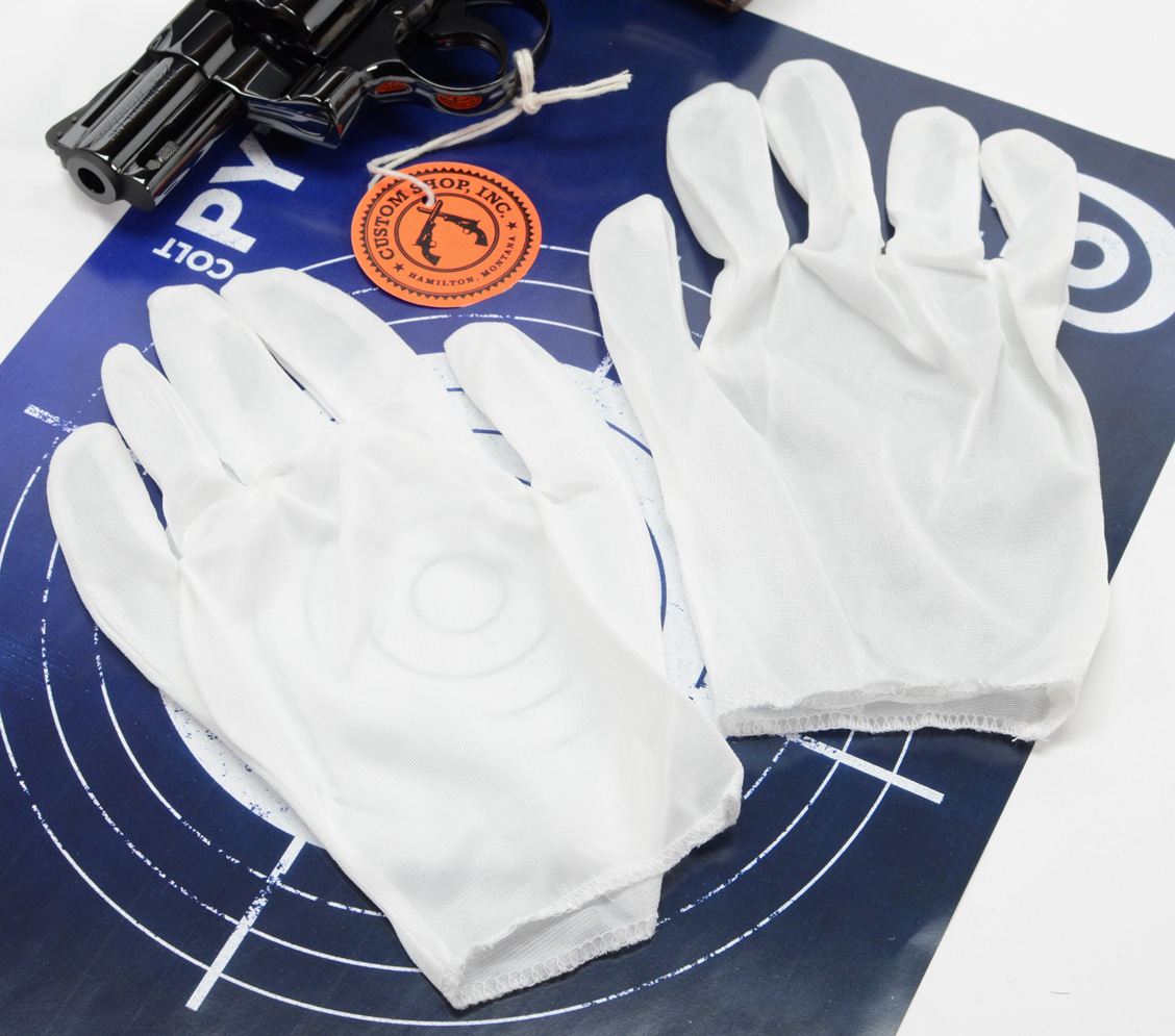 white inspection gloves