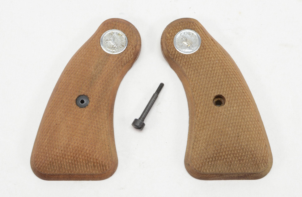 Colt Police Positive Special Grips 1st Model Round Butt D Frame Imitation Pearl 