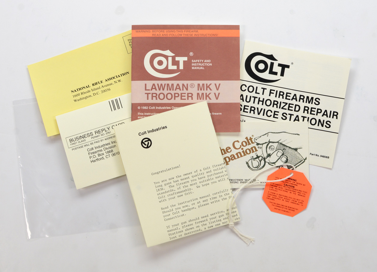 1982 to 1985 Colt Whitetailer Packet