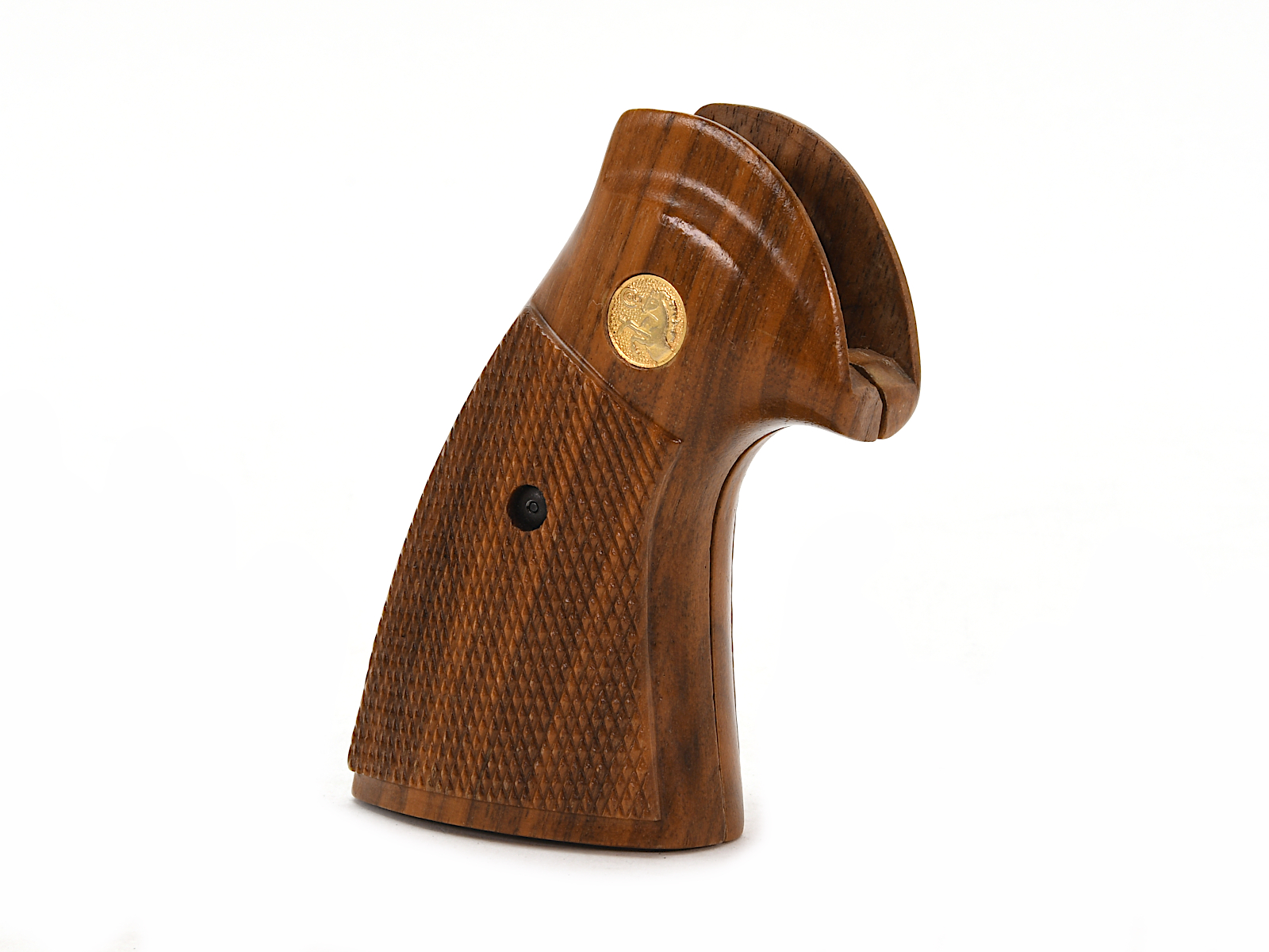 Colt I Frame Late 3rd Generation Checkered Walnut Grips Image 4