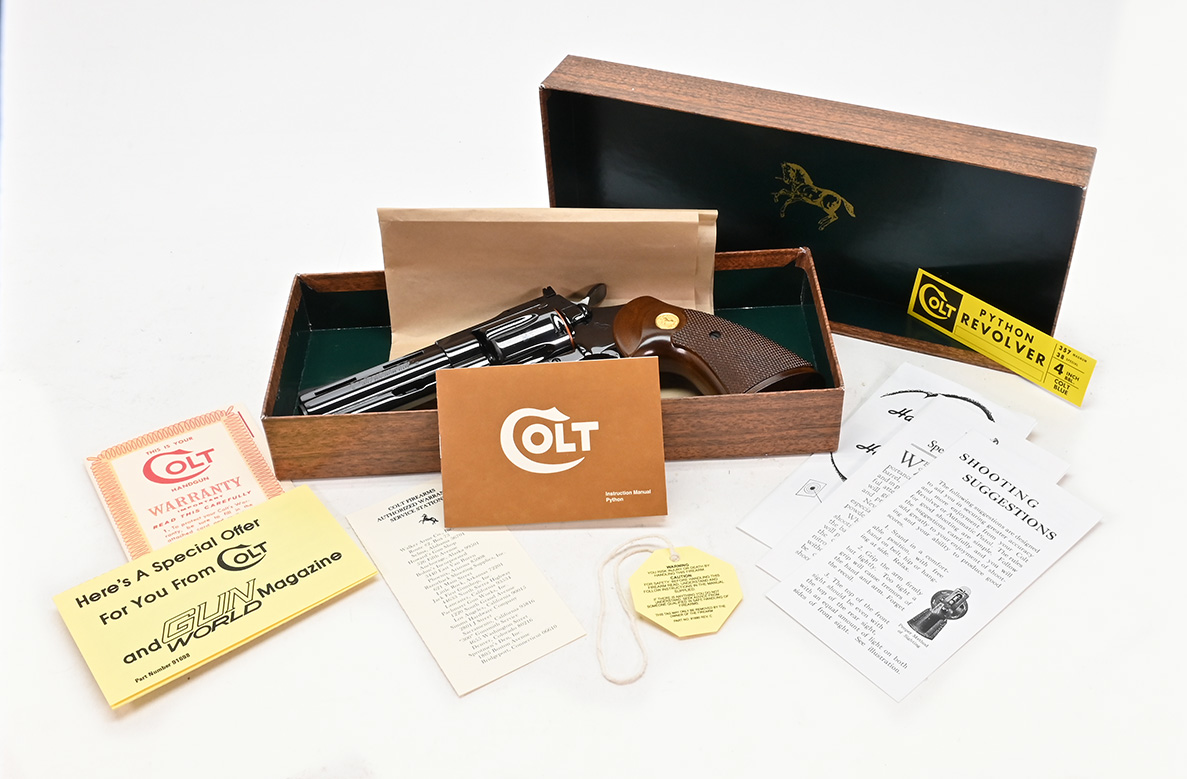 Colt 2 Piece Green Interior Box For 4 Inch Colt Python