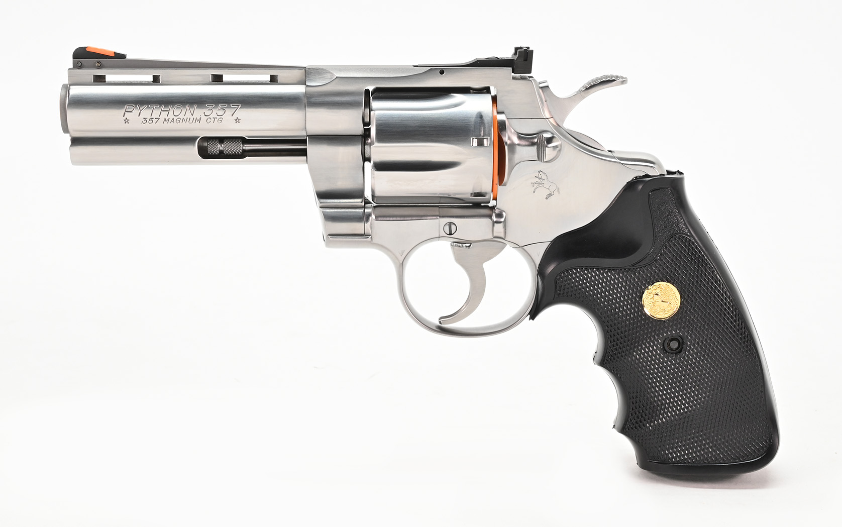 Colt Python 357 Mag. 4 Inch Satin Stainless. Like New Condition. In ...