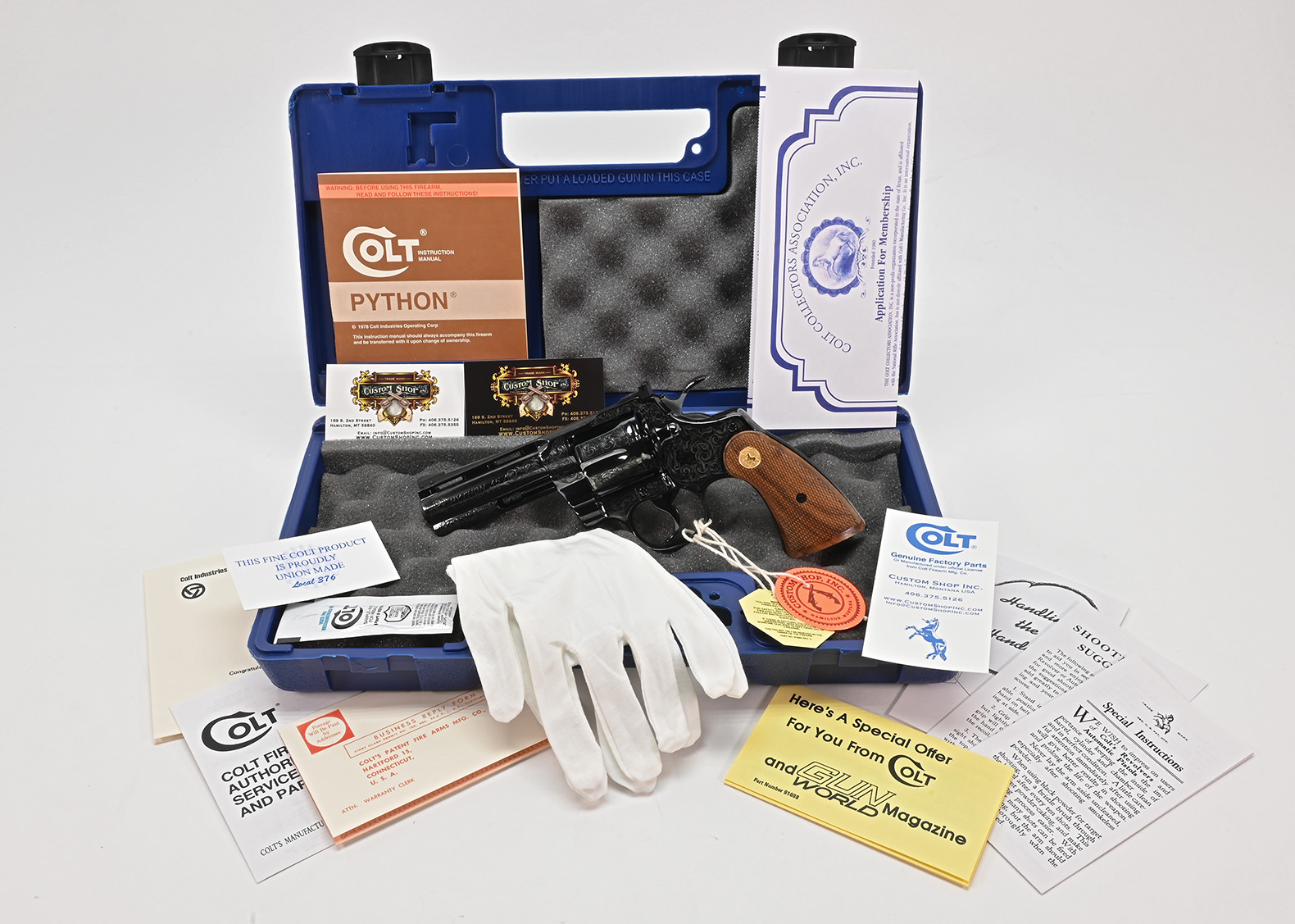 Colt Python C Engraved 1978