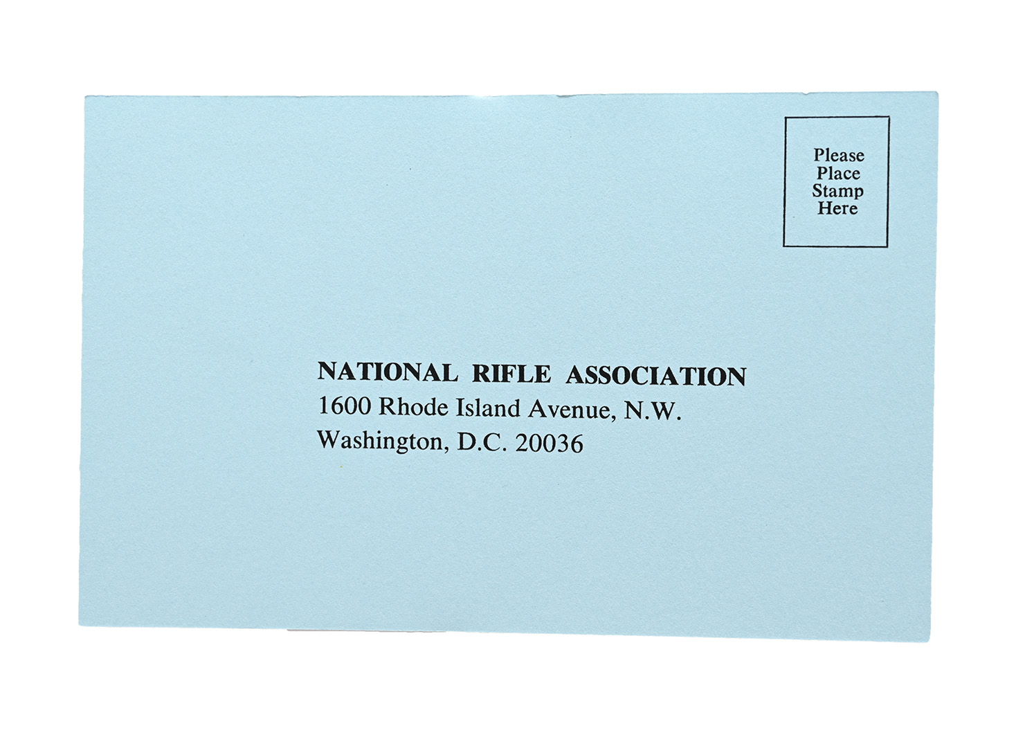 BLUE NRA MAILER CARD PART #MG7I1146-0387