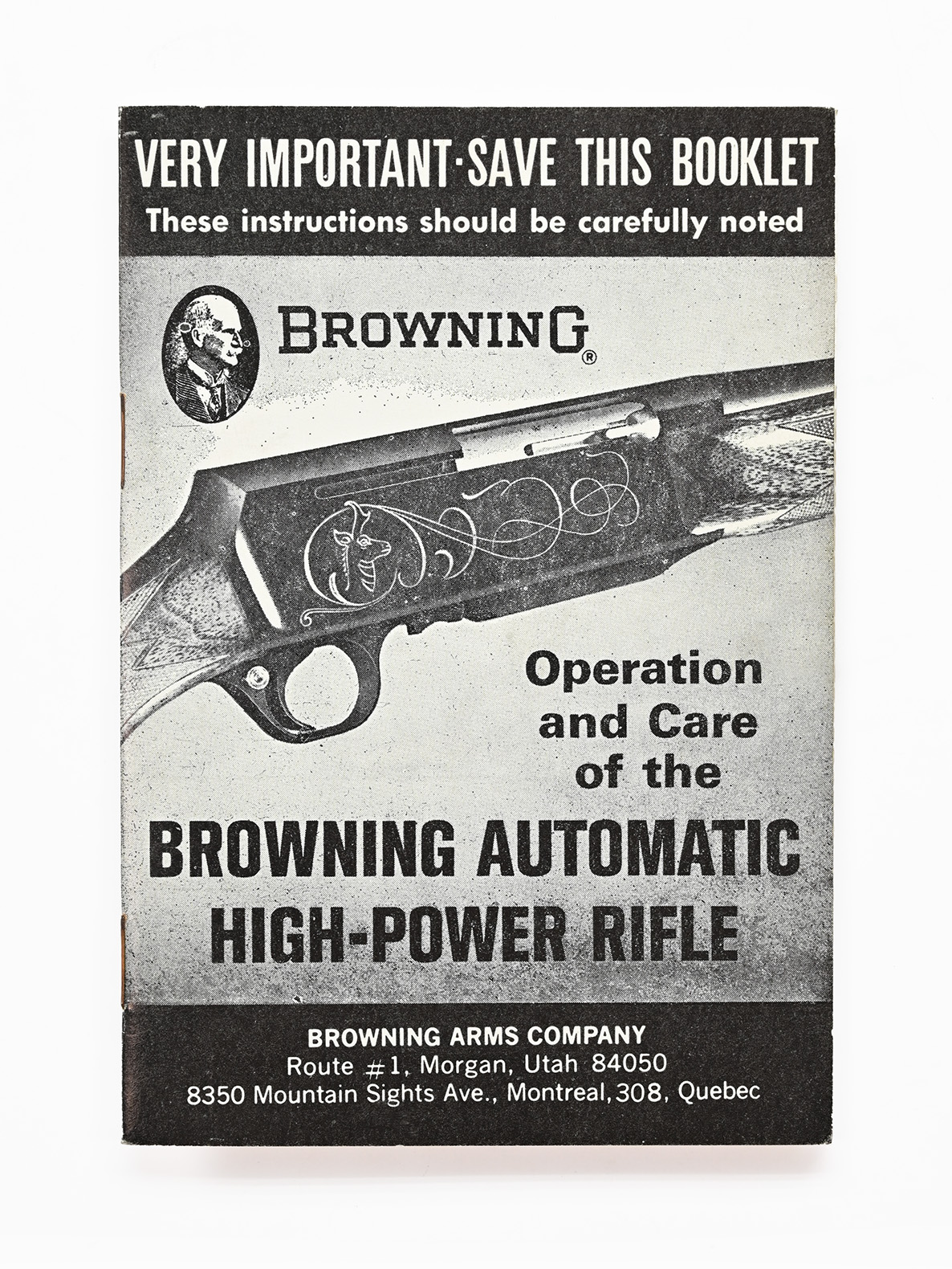 Vintage Browning Automatic High Power Manual. Version 4.70