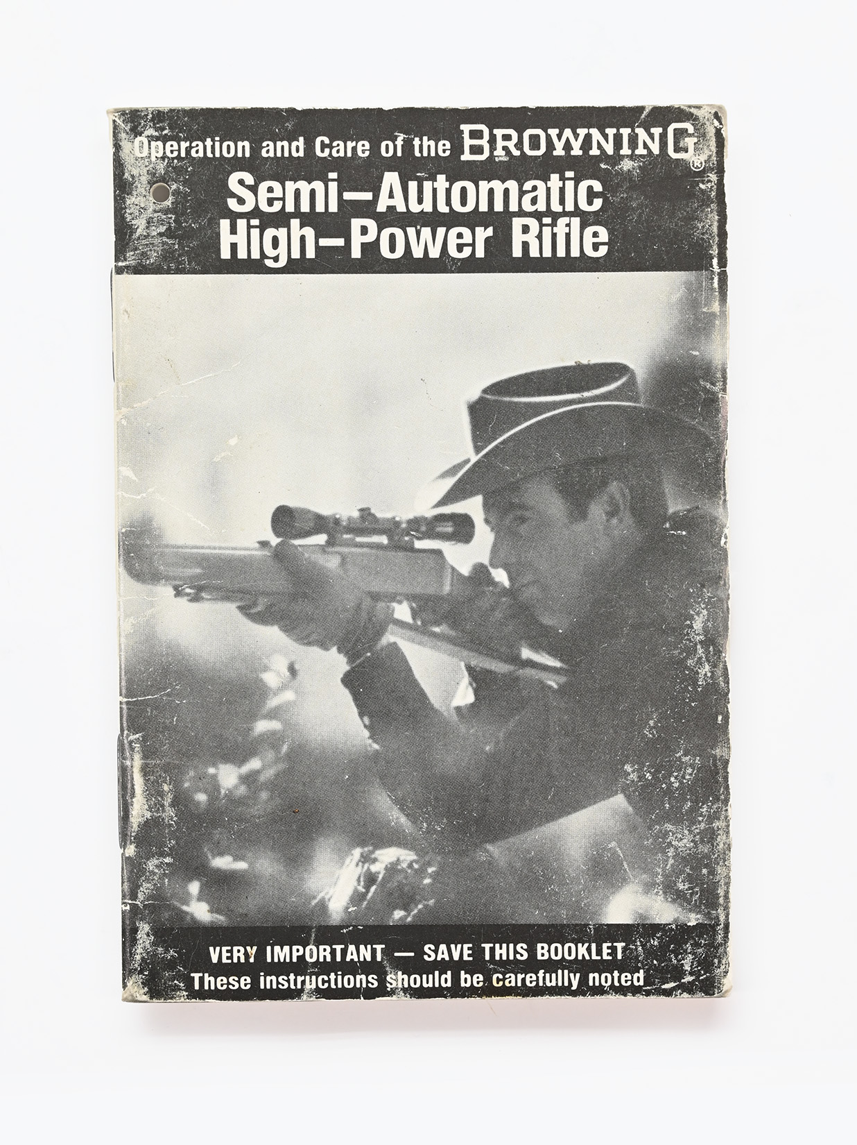 Vintage Browning Automatic High Power Rifle Manual. Version 78034