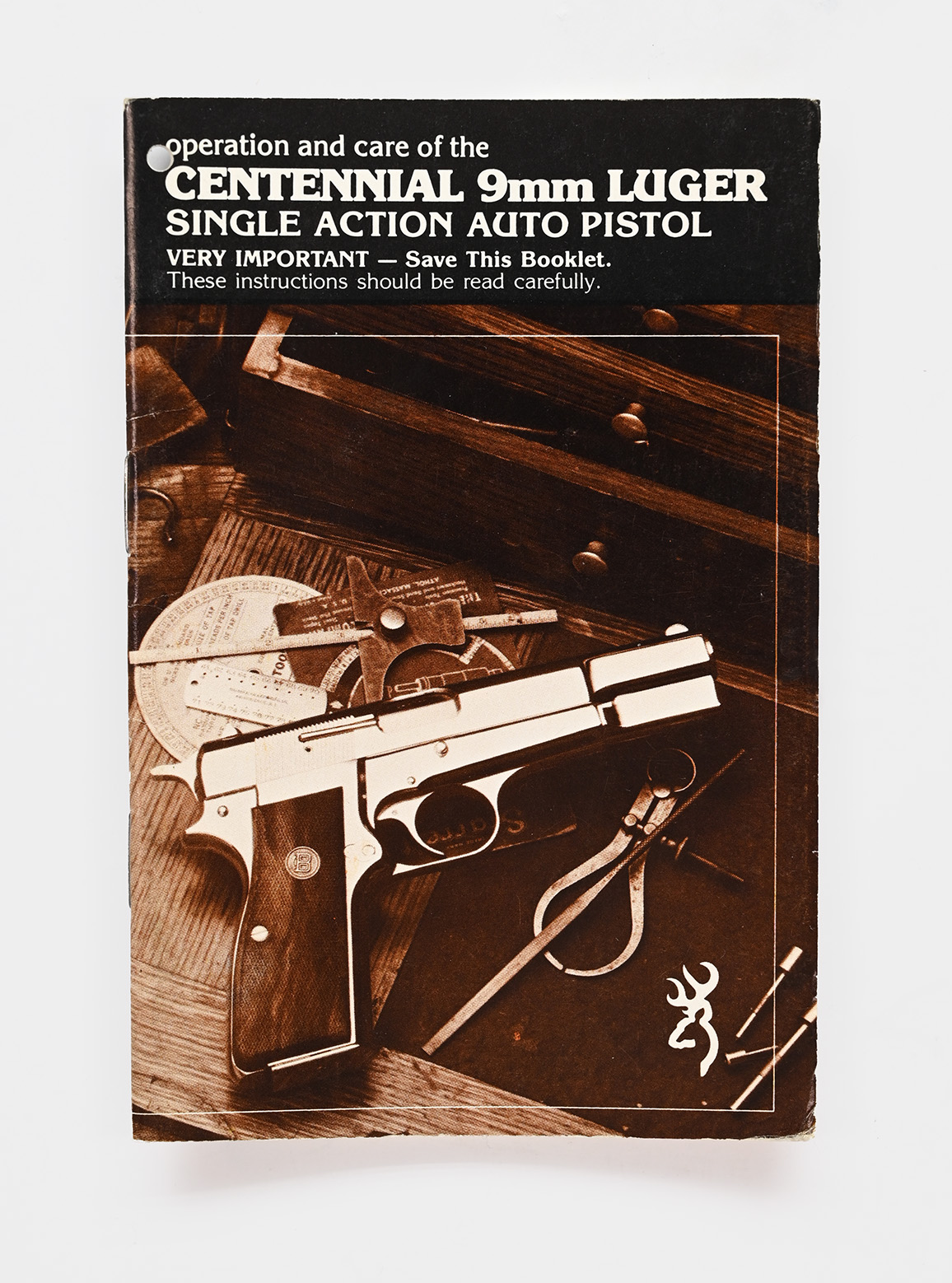 Browning Centennial 9mm Single Action Auto Pistol