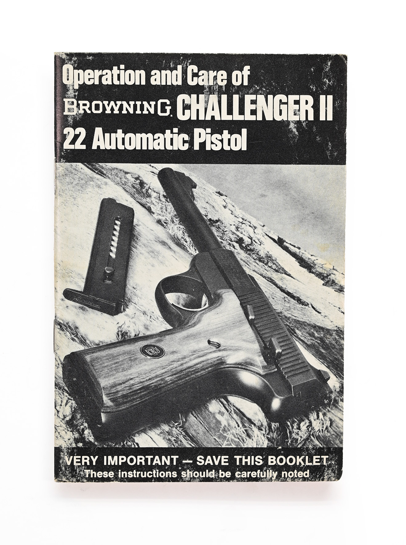 Vintage Browning Challenger II 22 Automatic Pistol Manual. Part #77016