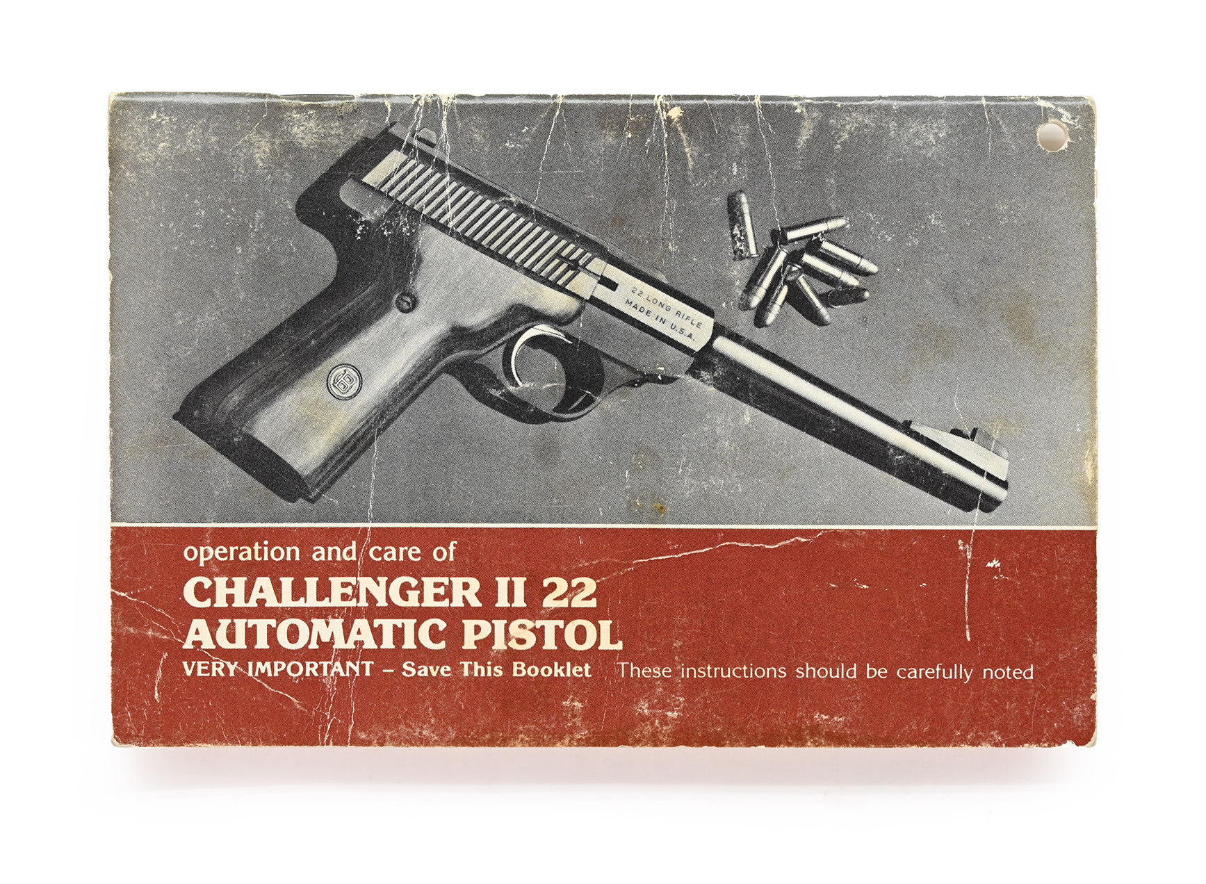 Vintage Browning Challenger II 22 Automatic Pistol Manual. Part #PP801210