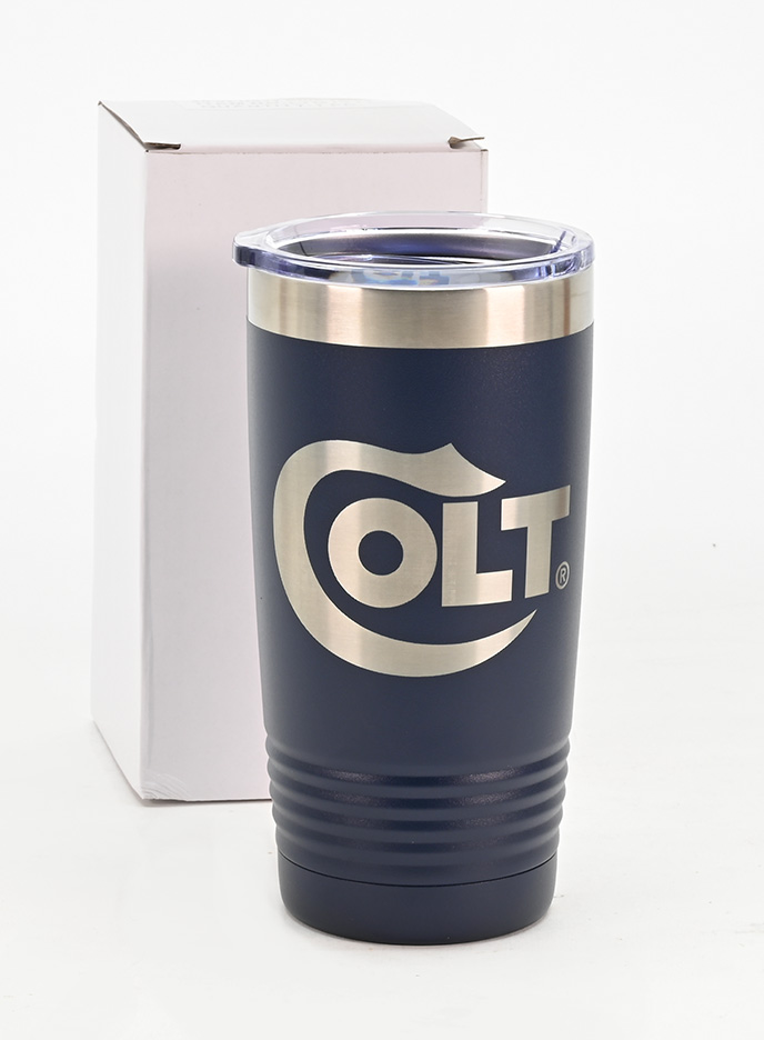 Colt Serpentine Logo 20oz Navy Blue Tumbler