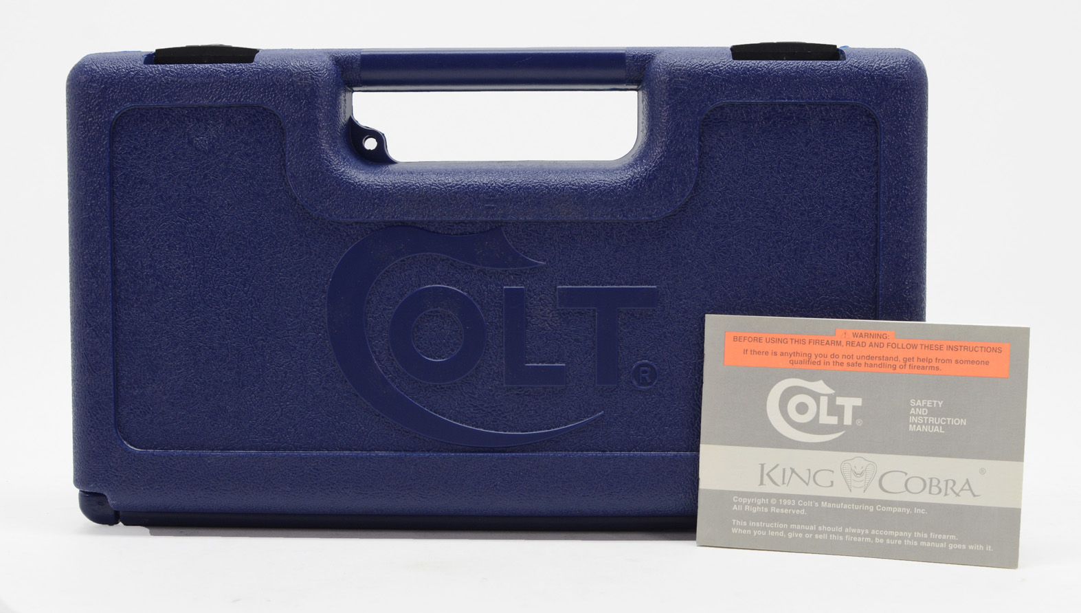 Colt King Cobra Manual & Repair Stations Booklet (1993) – Free Shipping