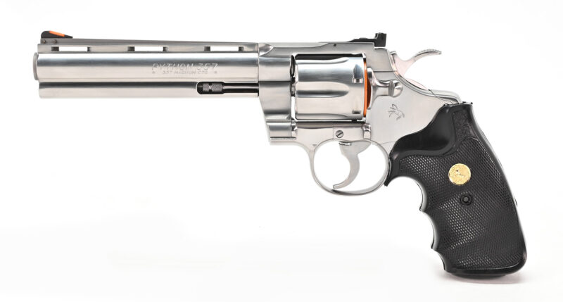 Colt Python 357 Mag. 6 Inch Satin Stainless. Like New Condition. In ...