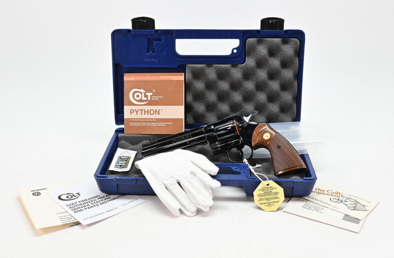 Colt BP6WTS Python .357 Magnum Revolver | 6-Inch Blued
