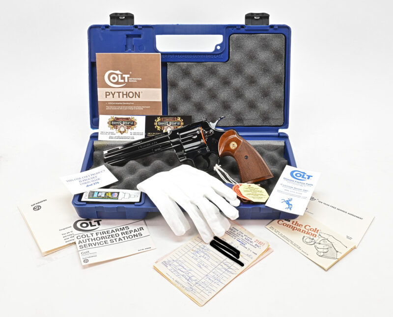 コクサイ　COLT 357 MAGNUM PYTHON 6インチ Colt - Python, Shiny Nickel Finish, .357 Magnum. 6