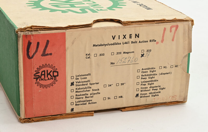 Sako L461 Vixen Original Box