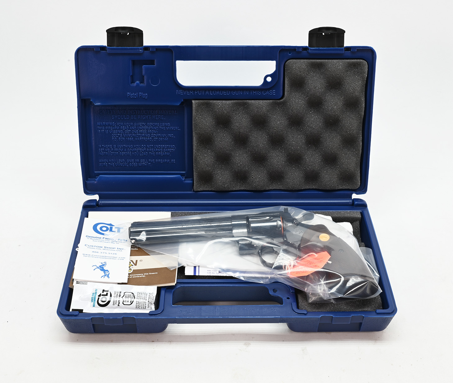 Colt Python 357 Mag Blue 6 Inch DOM 1985