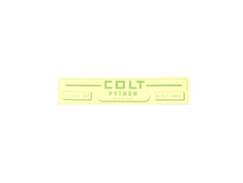 Colt Python .357 Box Label