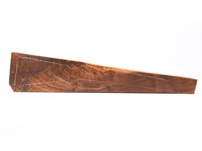 Claro Walnut Feather Crotch Exhibition Grade Rifle Blank 2 Image 1