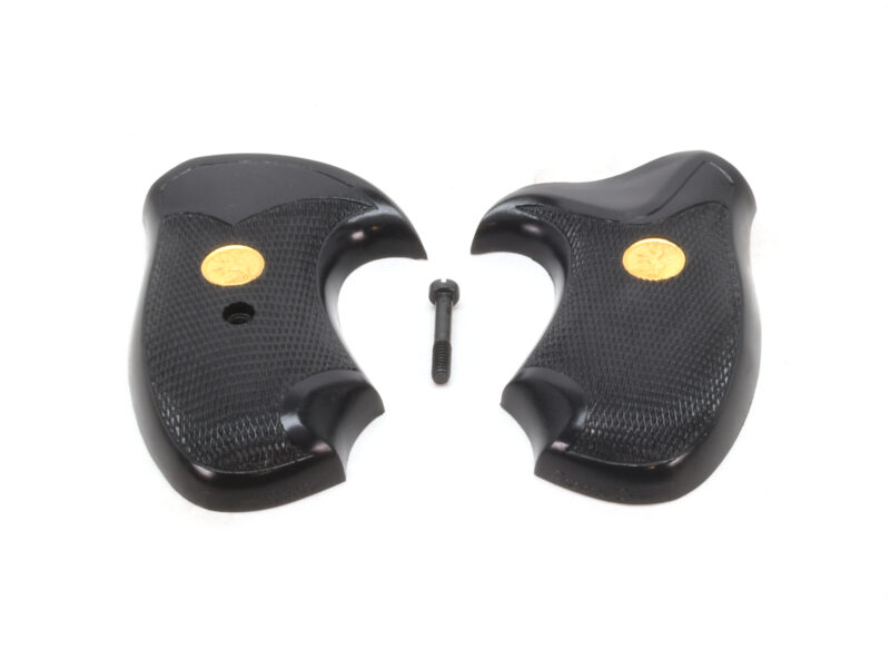 Colt D Frame Compac Grips With Gold Medallions Image 1