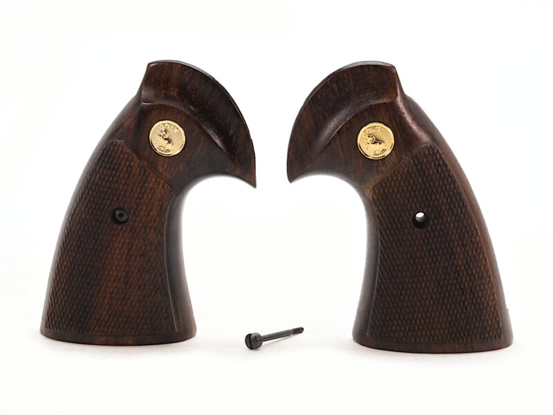 Colt I Frame Early Gen 3 Grips With Gold Medallions Image 1