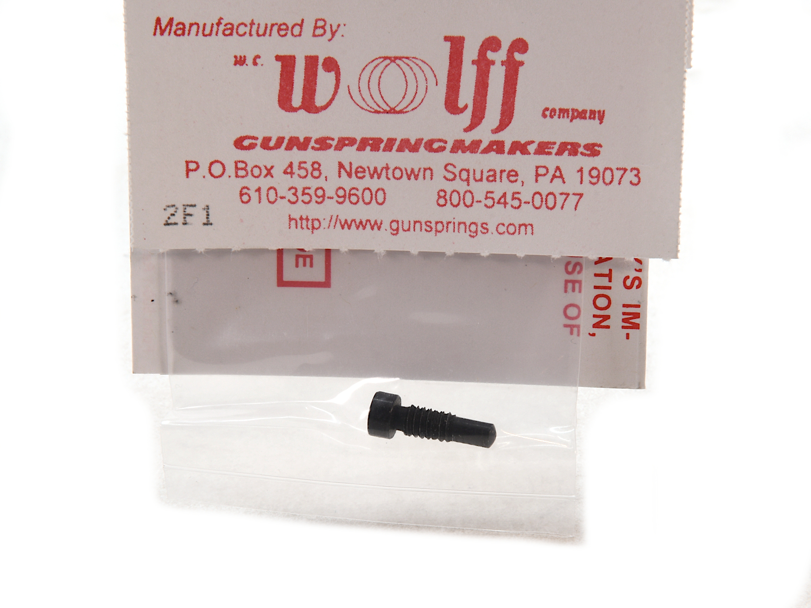 Wolff Smith & Wesson K,L,N Frame Black Extended Strain Screw Image 2