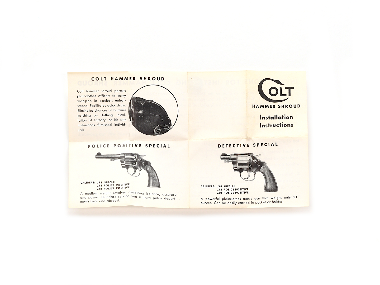 Vintage Colt D Frame Hammer Shroud Kit Image 3