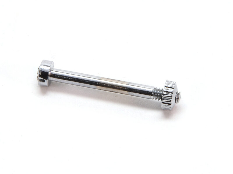 Baby Browning Factory Nickel Grip Screw & Escutcheon Image 1