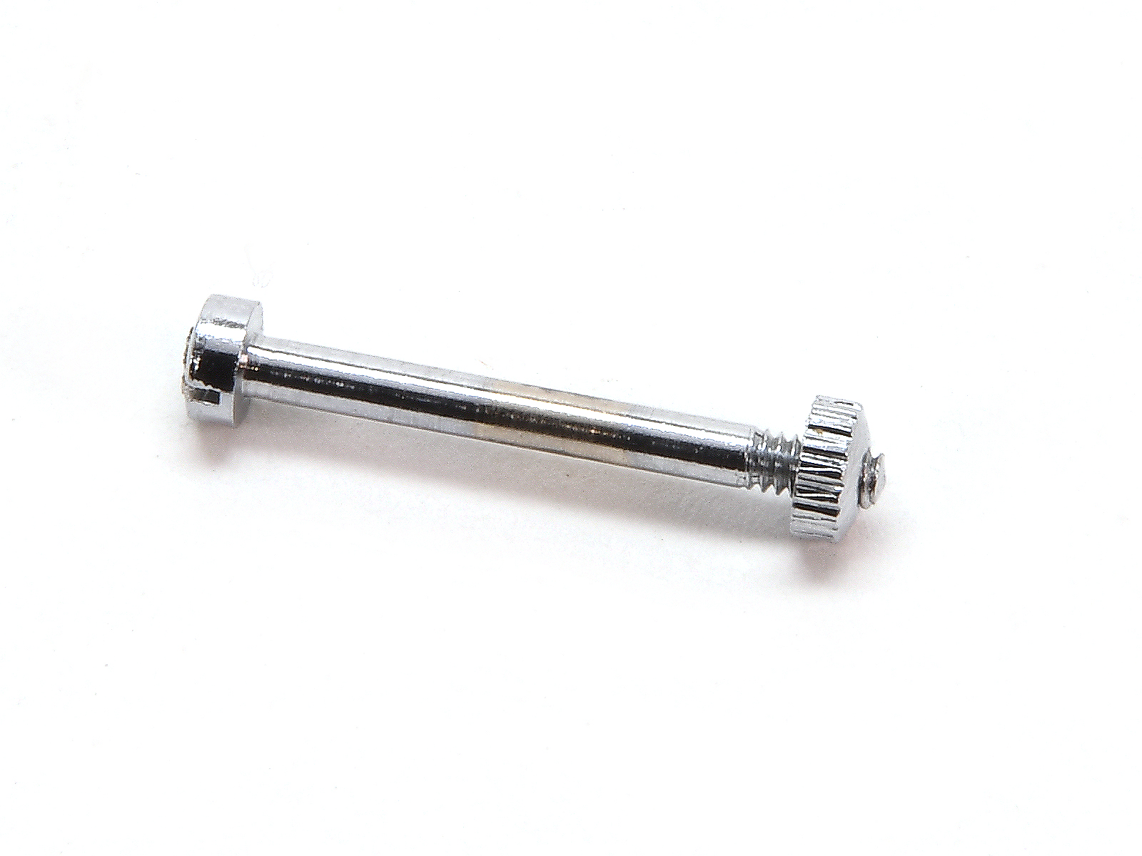 Baby Browning Factory Nickel Grip Screw & Escutcheon Image 1