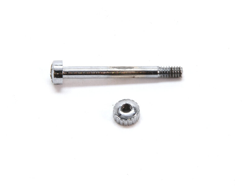 Baby Browning Factory Nickel Grip Screw & Escutcheon Image 2
