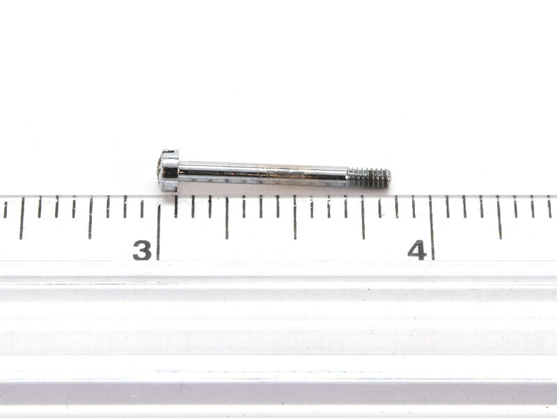 Baby Browning Factory Nickel Grip Screw & Escutcheon Image 3