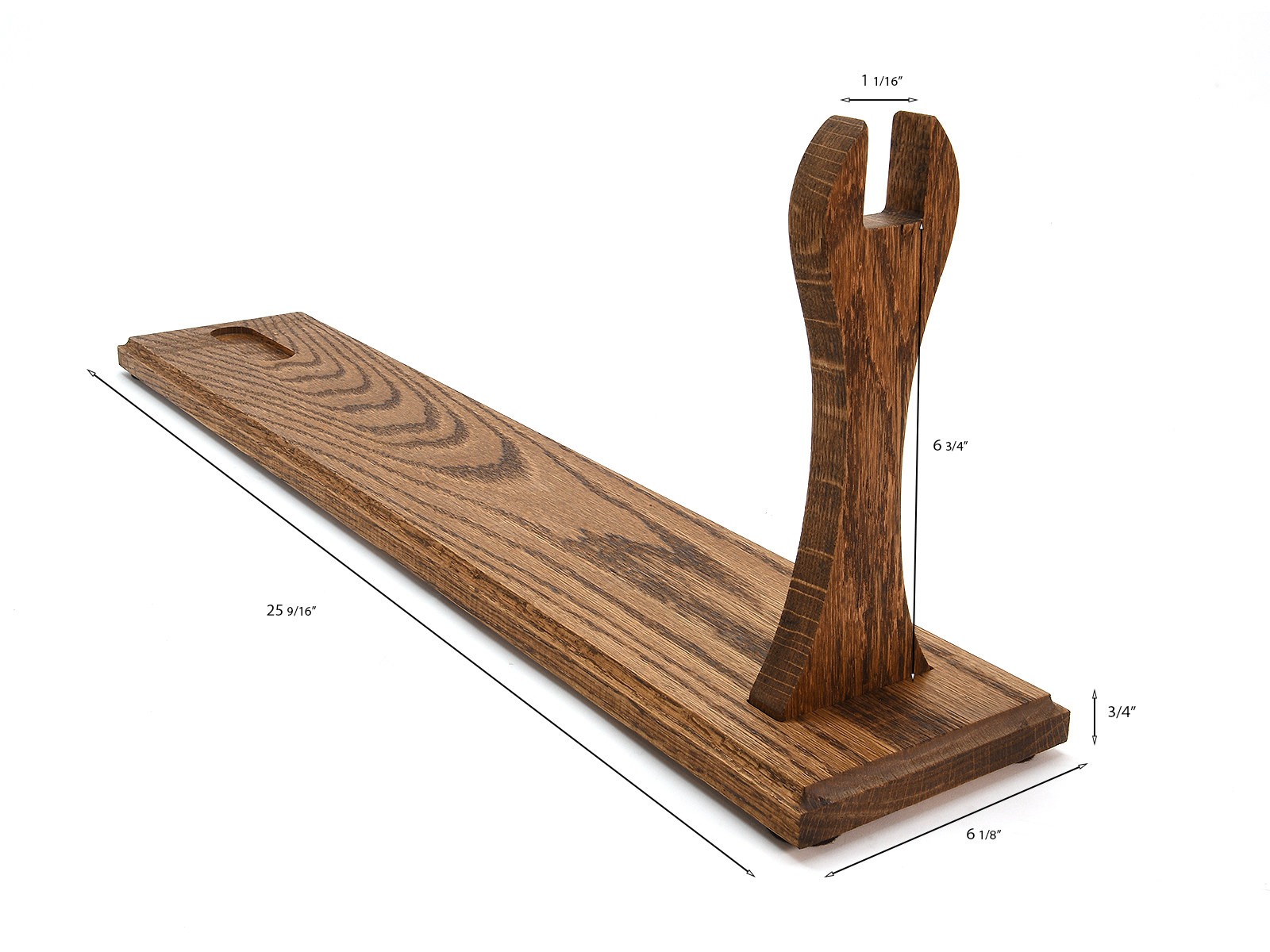Custom Shop Inc Oak Display Stand Thompson Submachine Gun Image 3