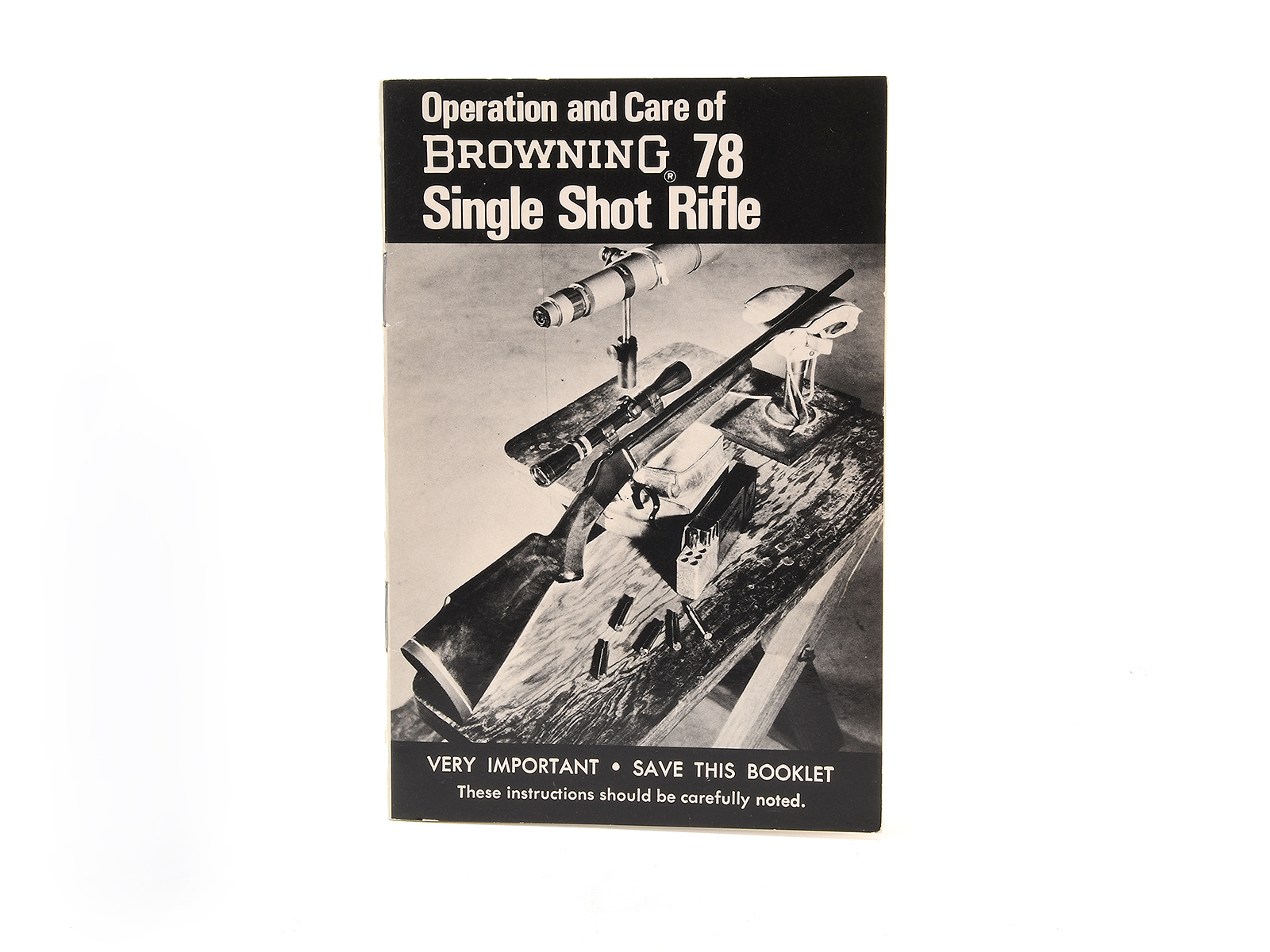 Browning Model 78 Single Shot Rifle Manual Image 1