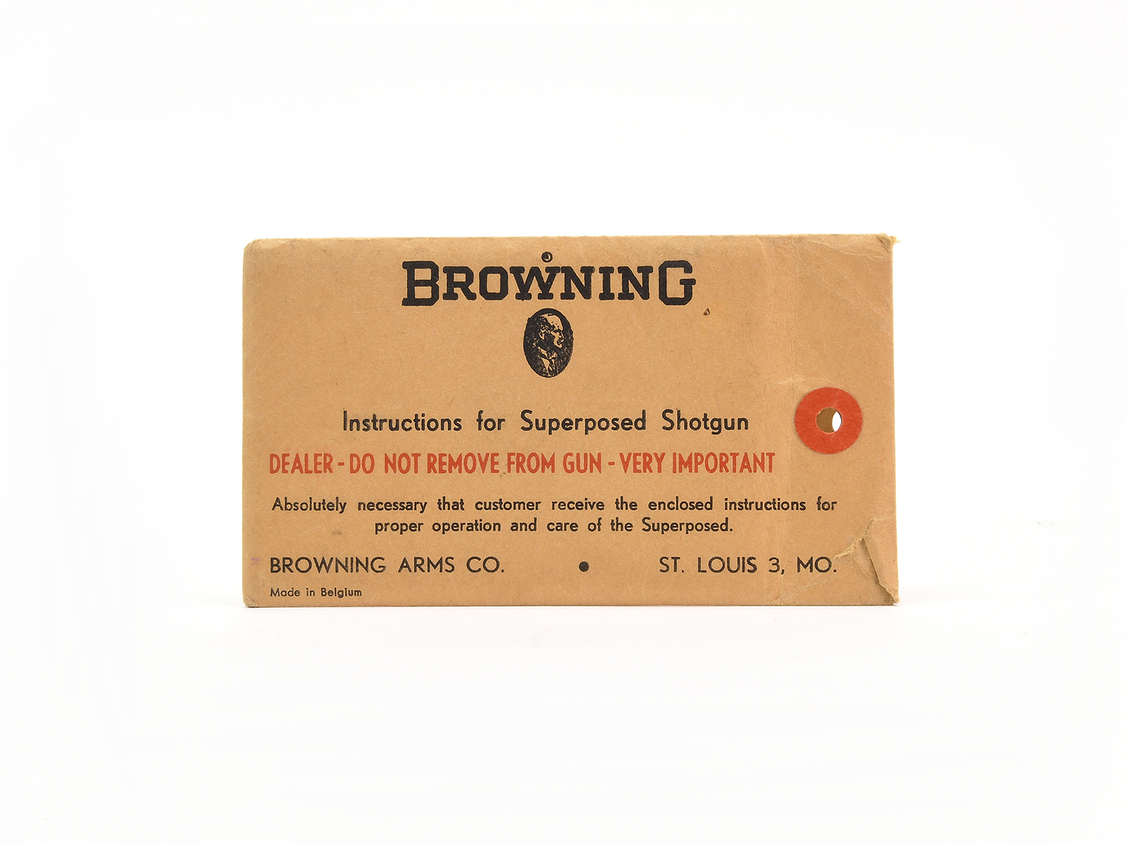 Vintage Browning Superposed Shotgun Instructions Image 2