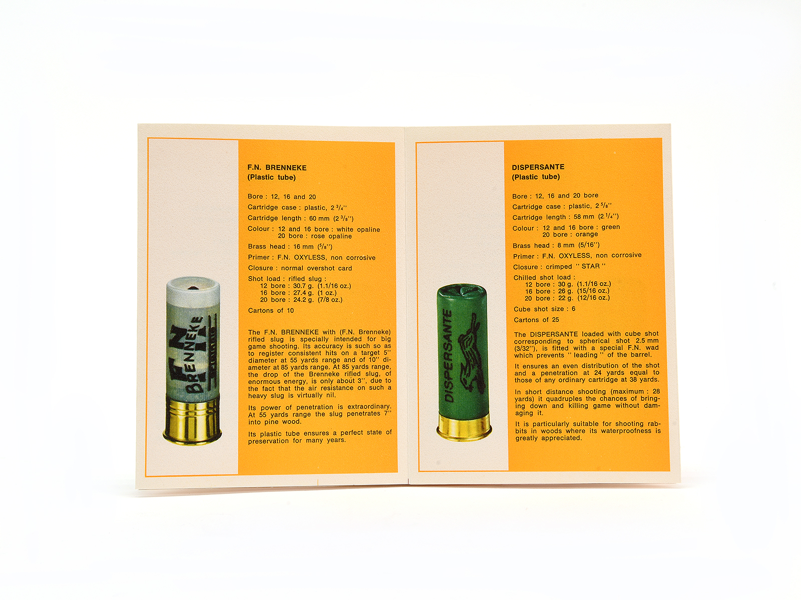 1969 FN Legia Star Ammunition Leaflet Image 2
