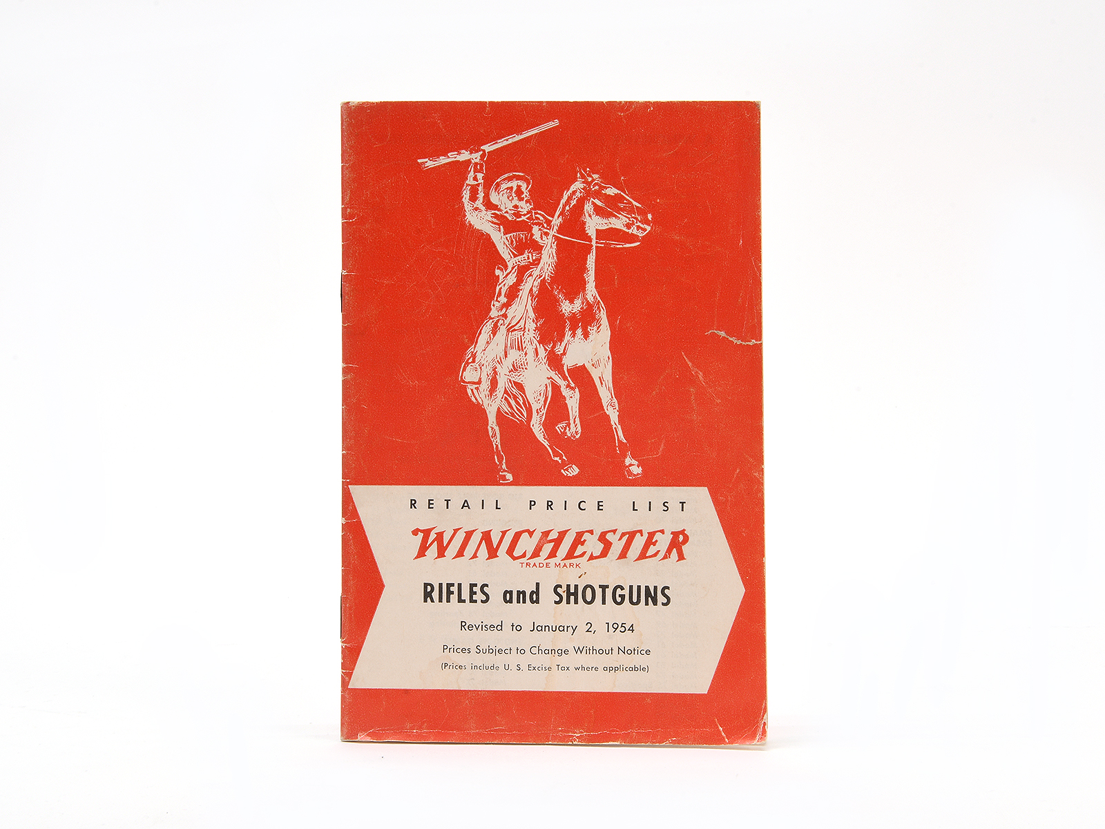 Winchester Rifle & Shotgun Retail Price List Image 1