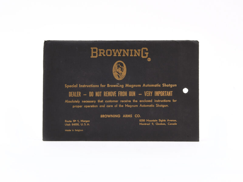 Vintage Browning Magnum Automatic Shotgun Manual Image 1