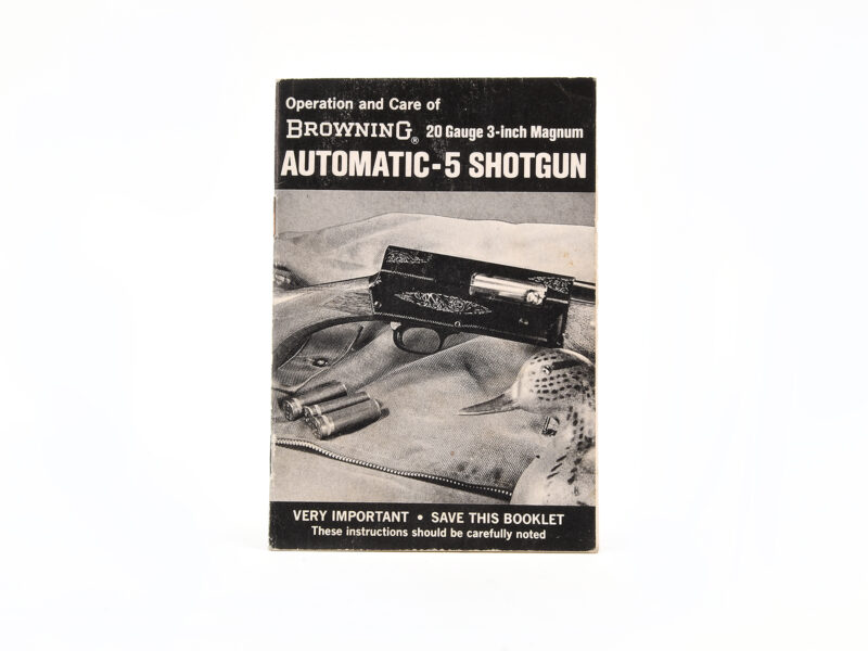 Vintage Browning Magnum Automatic Shotgun Manual Image 2