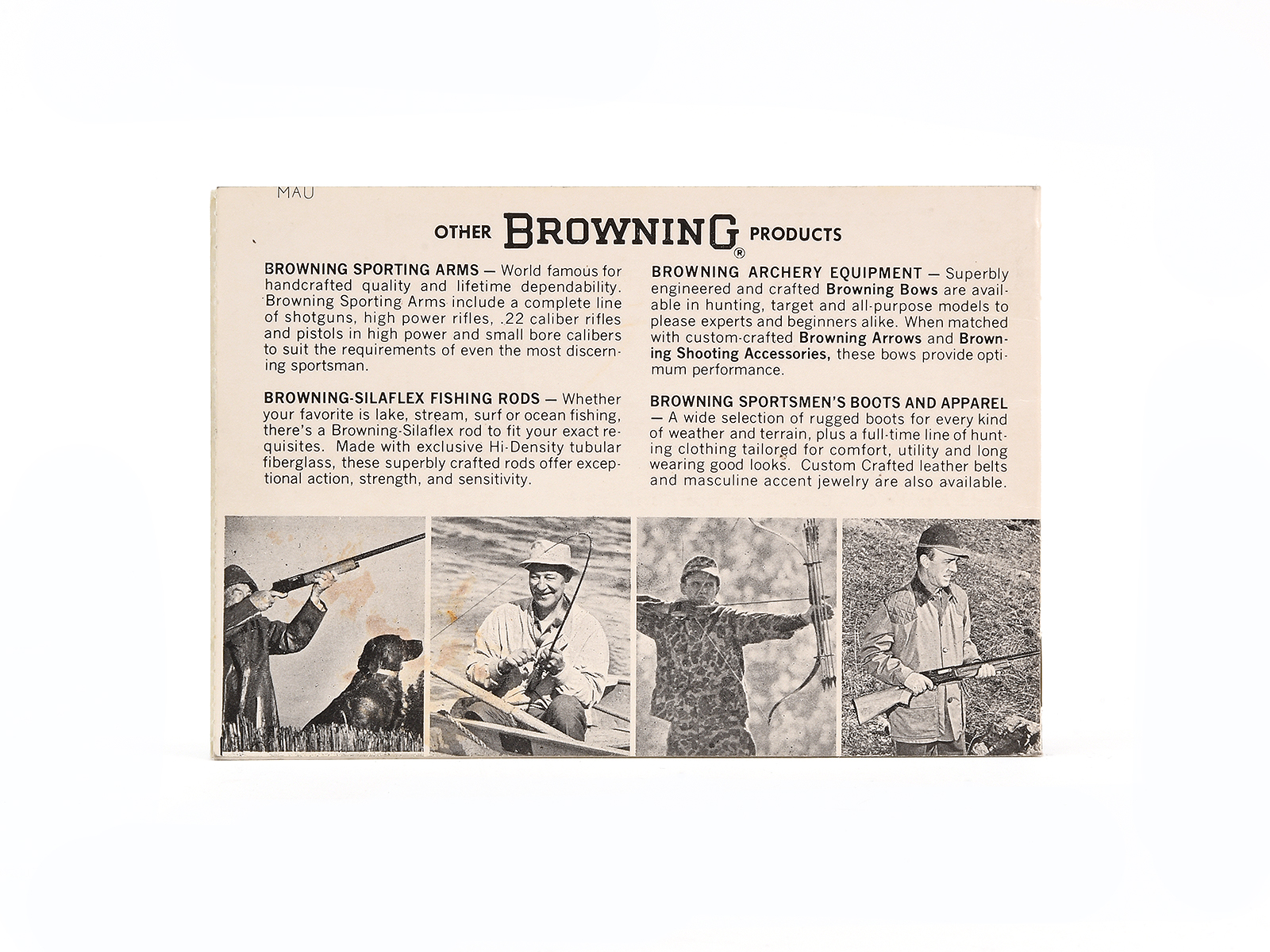 Vintage 1971 Browning High Power Bolt Action Mauser Rifle Manual Image 3