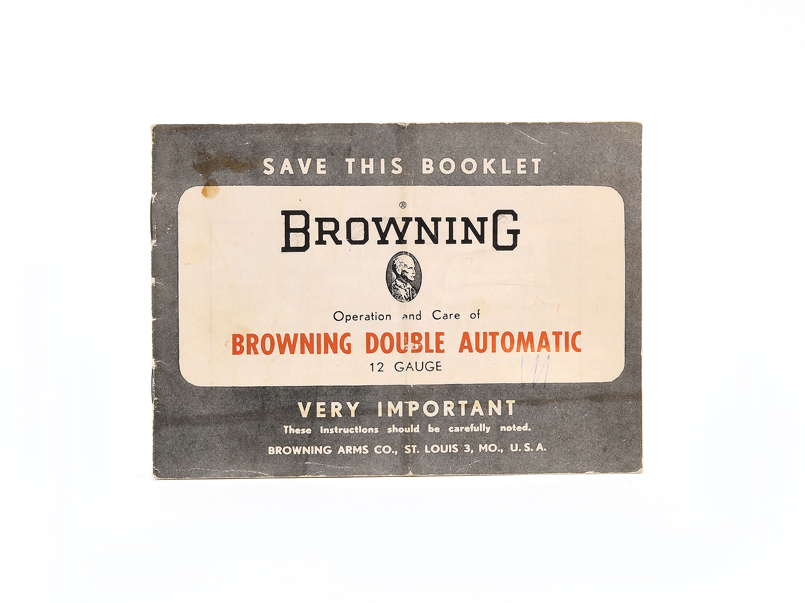 Vintage Browning Double Automatic 12 Ga Shotgun Manual Image 1