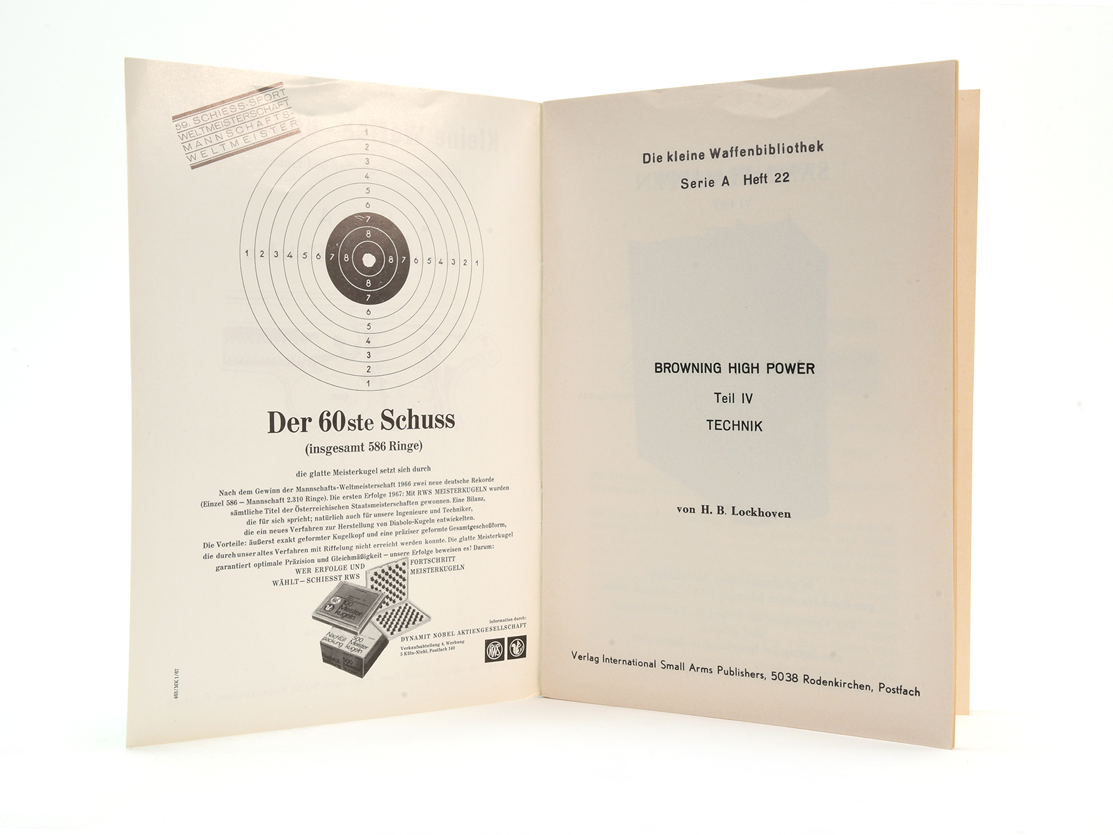 Kleine Waffen Bibliothek Browning High Power Heft 22 Manual Image 3