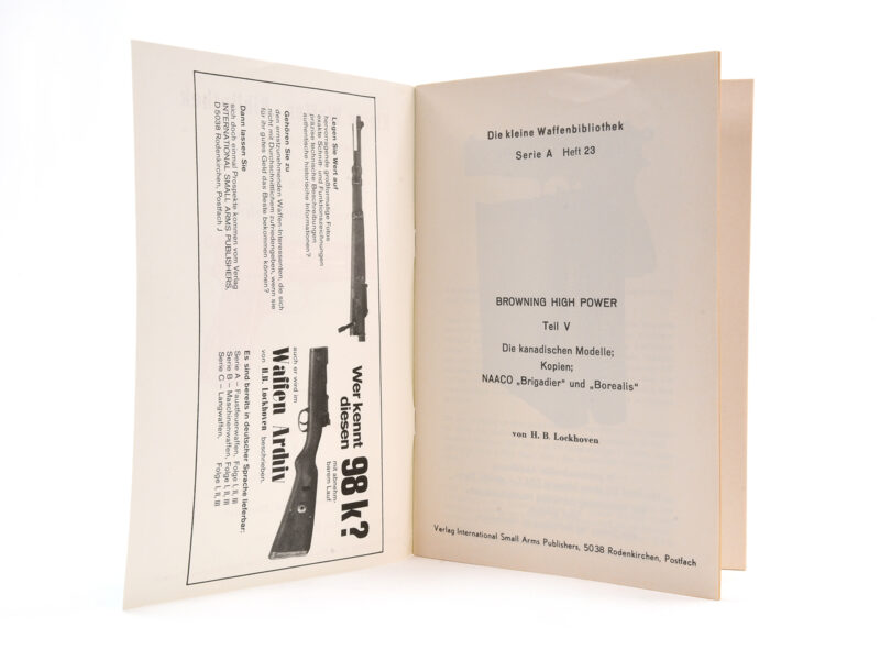 Kleine Waffen Bibliothek Browning High Power Heft 23 Manual Image 3
