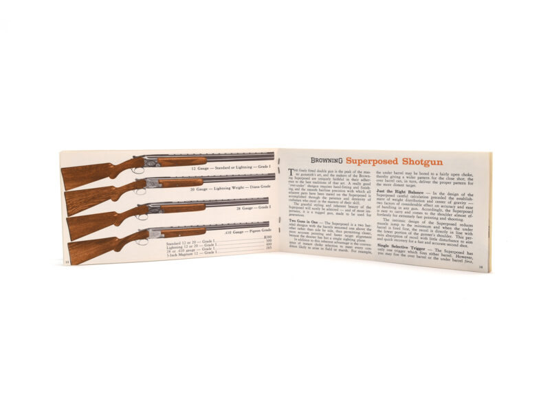 Vintage Guns By Browning Firearms Catalog Image 2