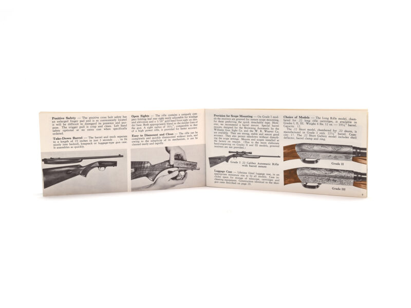Vintage Guns By Browning Firearms Catalog Image 3